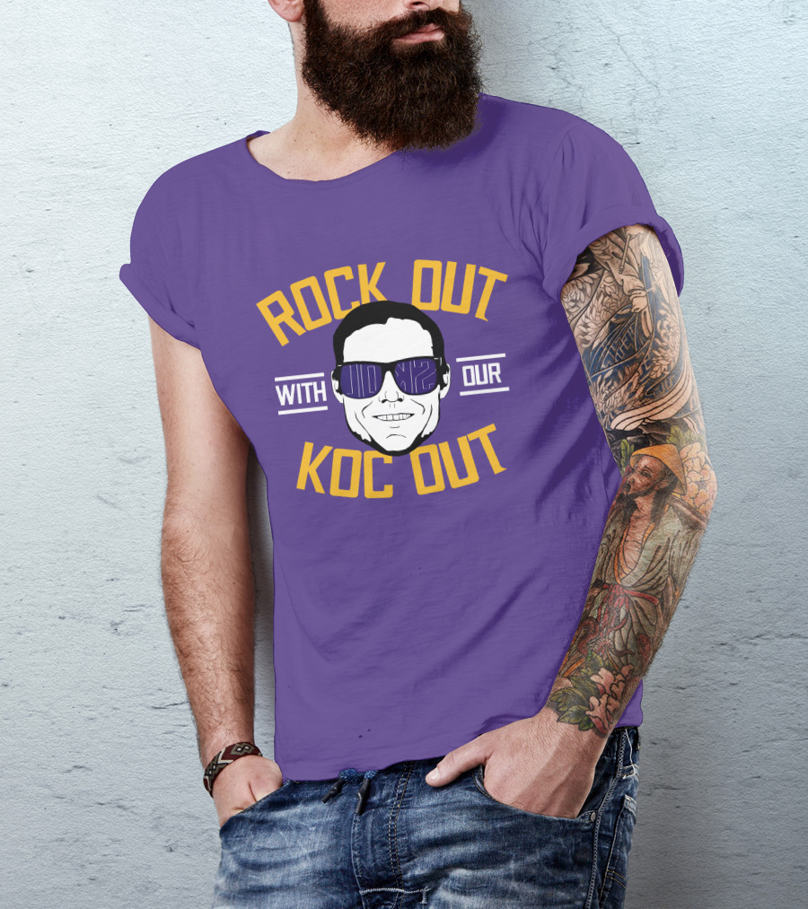 Sota Sports Creator Spring Store Rock Out With Our Koc Out Sunglasses Face T-Shirt