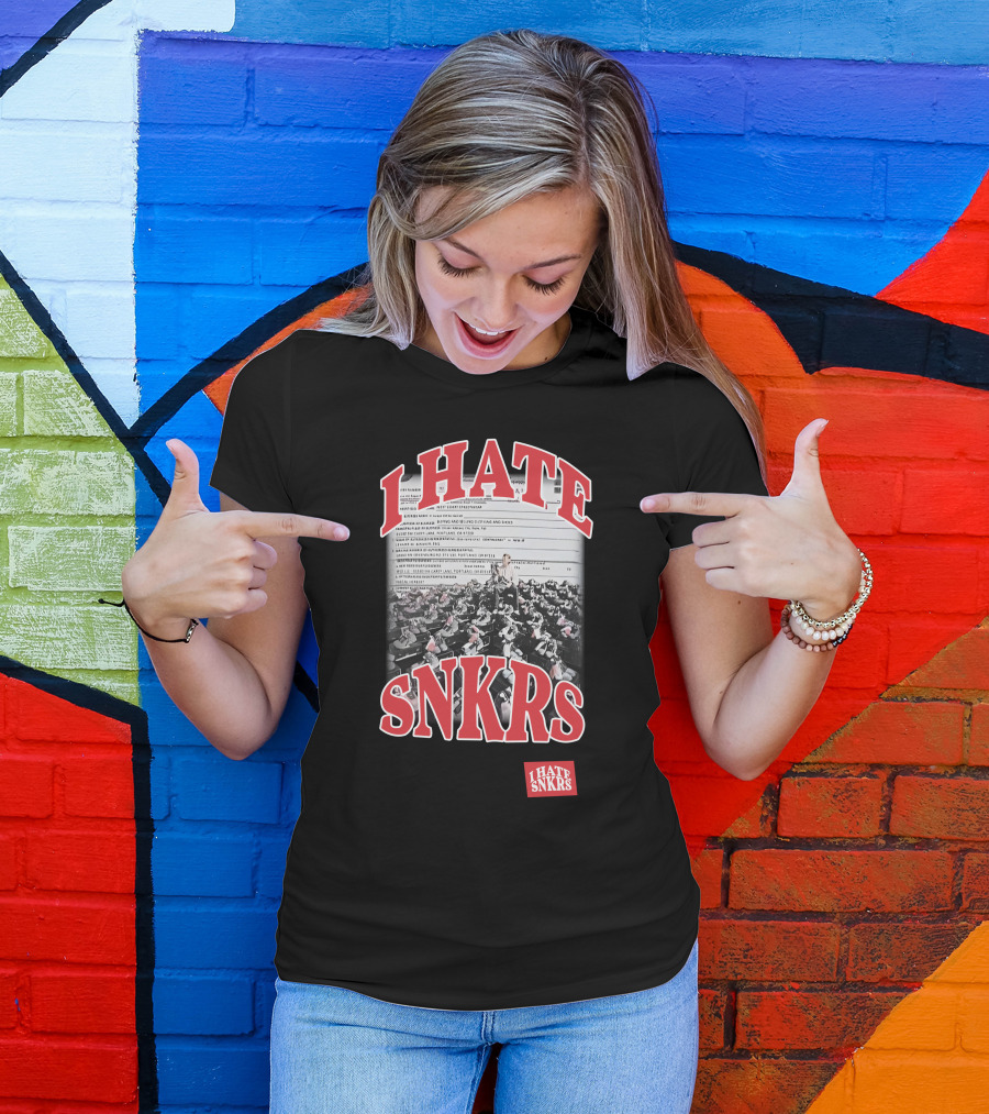 Seattle Seahawks Joe Mama I Hate Snkrs Shopping Chaos T-Shirt