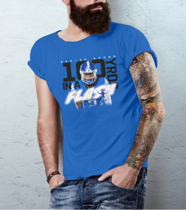 Barion Brown Kentucky 100 Yards In A Flash T-Shirt