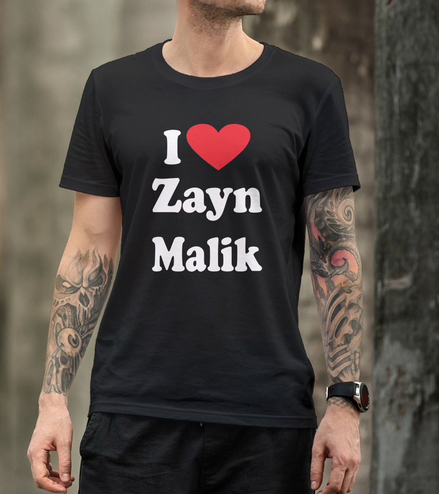 I Love Zayn Malik Alez Fireinside T-Shirt