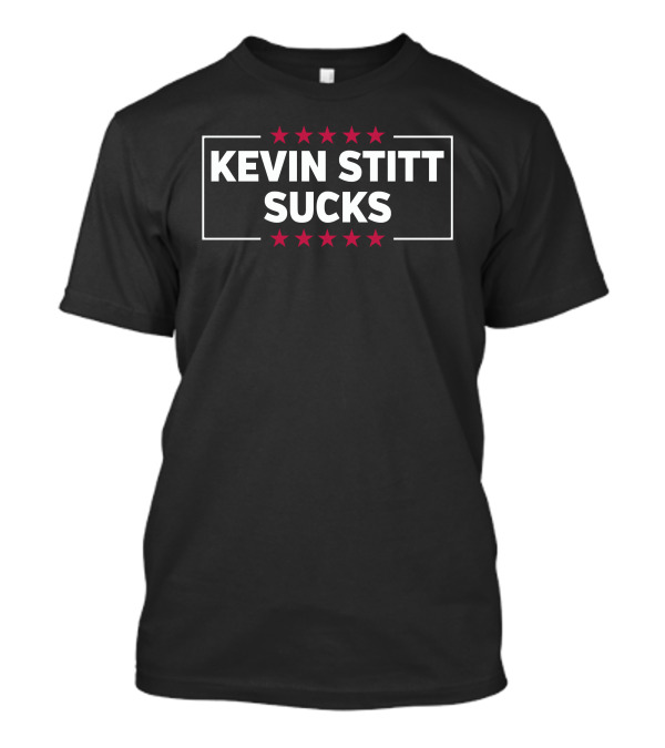 Diaryofabluedot Kevin Stitt Sucks Stars Rectangular Border T-Shirt