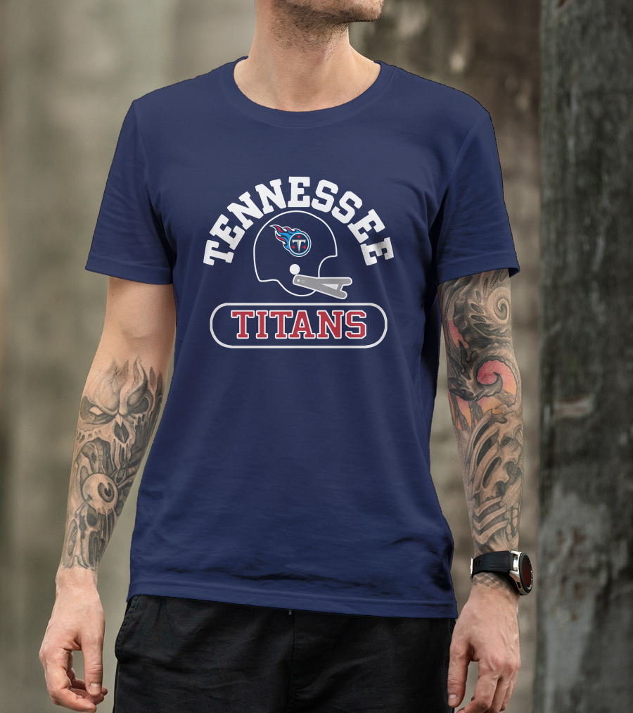 Jason Mccourty Tennessee Titans Helmet T-Shirt