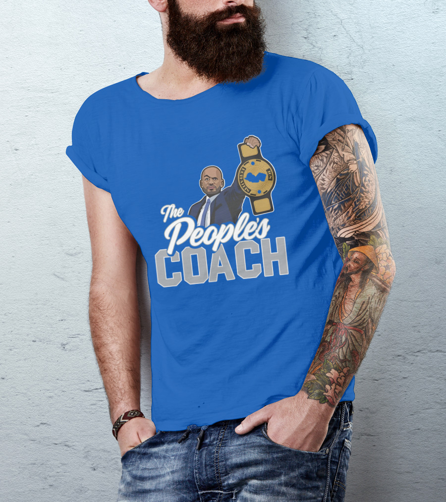 Collegehoopstoday The People's Coach Championship Belt T-Shirt