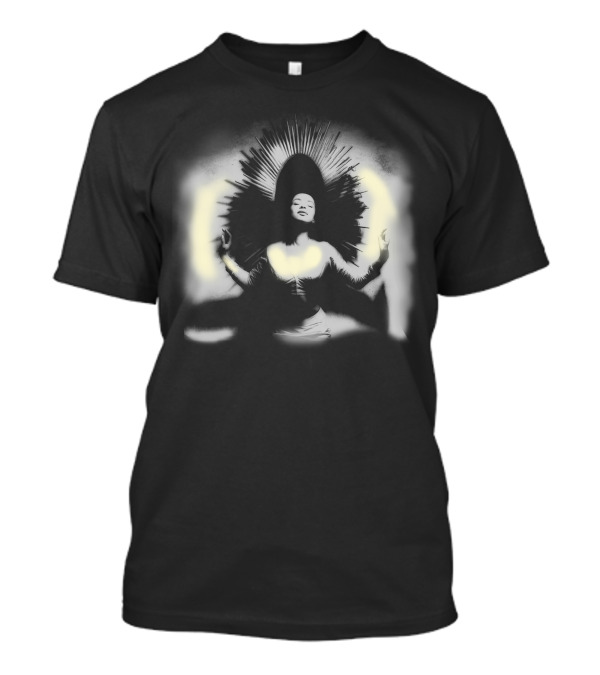 Ecco Archive Sade Love Deluxe World Tour 1993 Iconic Black And White Radiant Aura T-Shirt