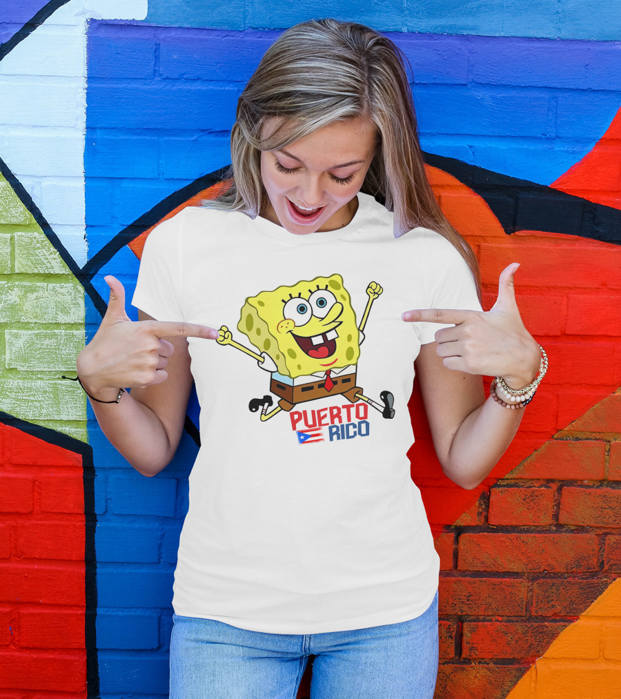Ghetto Smosh Bob Esponja Puerto Rico T-Shirt