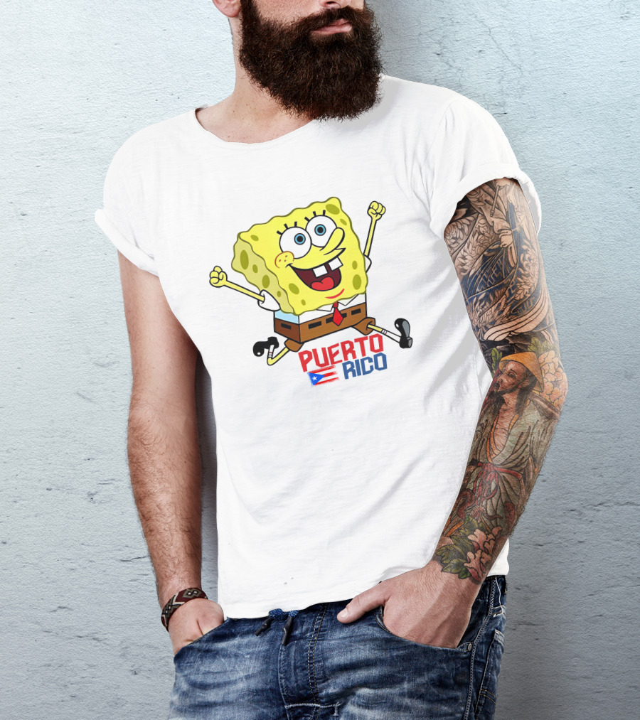 Ghetto Smosh Bob Esponja Puerto Rico T-Shirt
