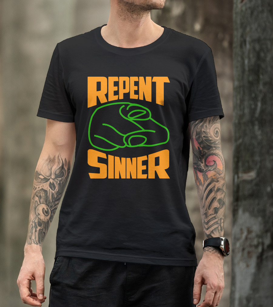 Repent Sinner Meme Fightclubvideos T-Shirt