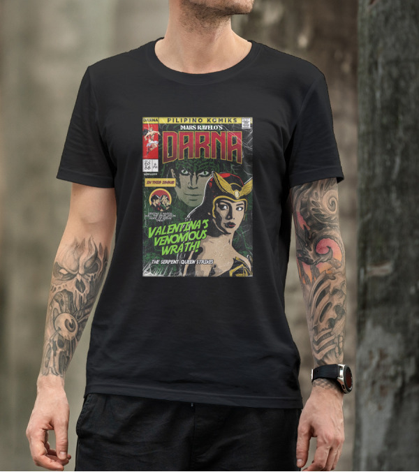 Pilipino Komiks Mars Ravelo's Darna Valentina's Venomous Wrath The Serpent Queen Strikes T-Shirt