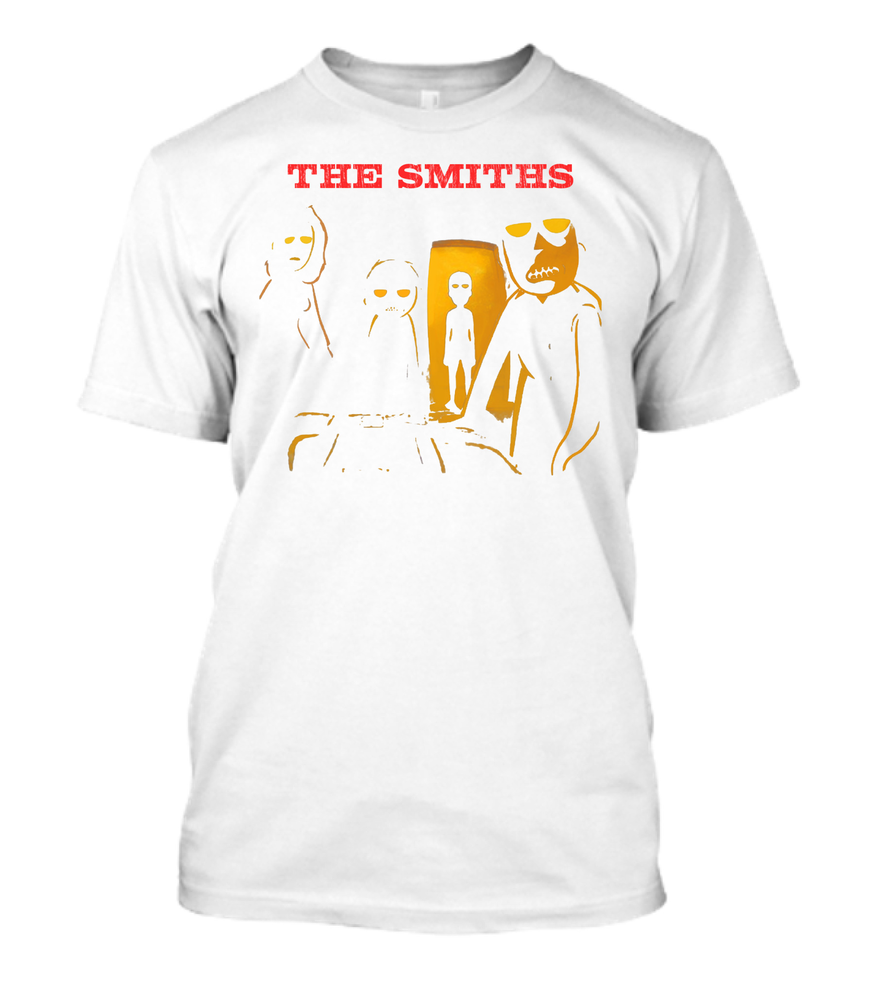 Rick And Morty The Smiths Dark Silhouette Poster Style Characters T-Shirt
