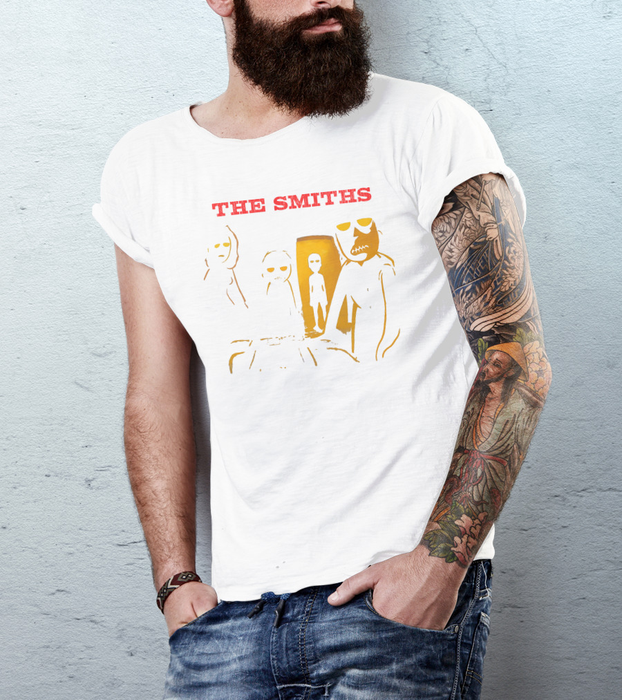 Rick And Morty The Smiths Dark Silhouette Poster Style Characters T-Shirt