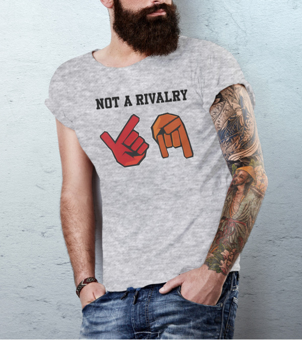 Not A Rivalry Hand Symbols Gesture T-Shirt