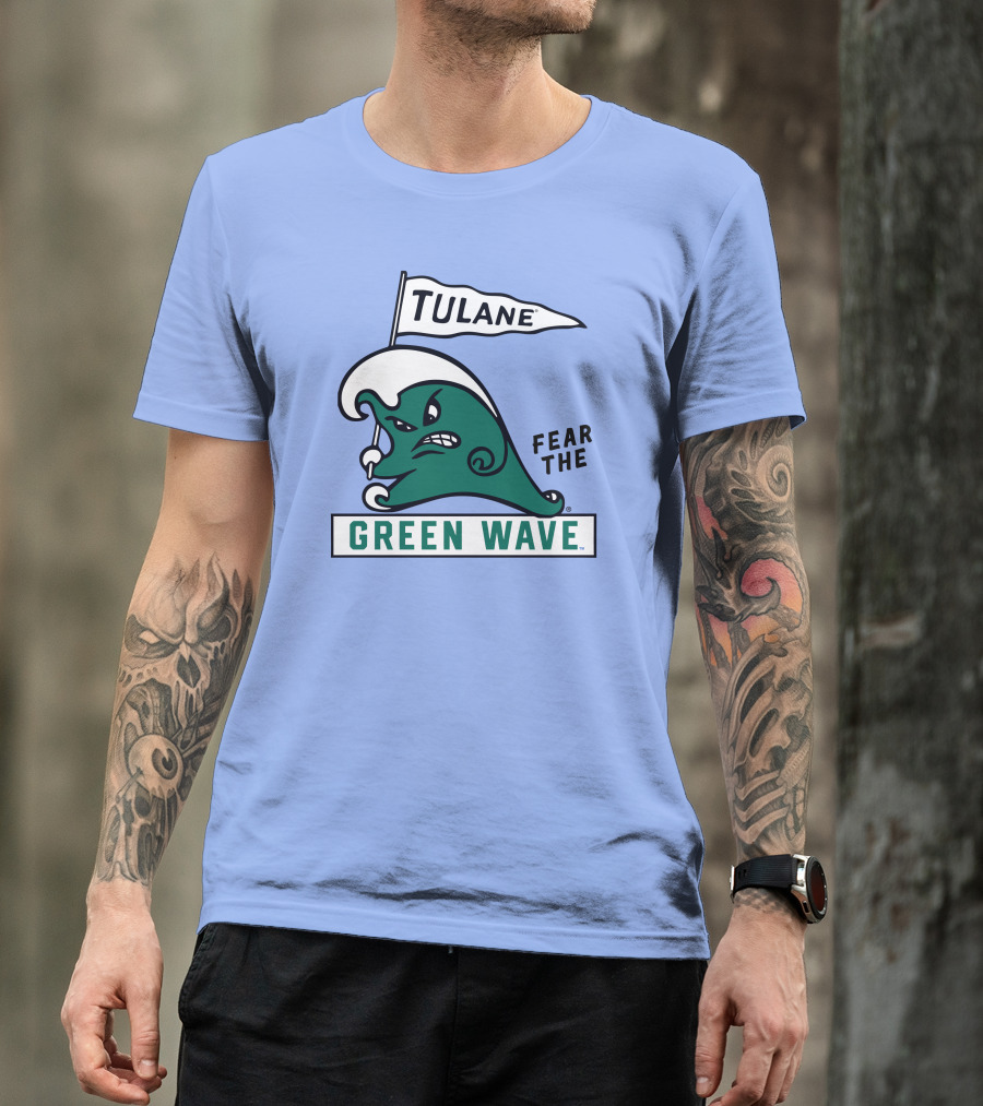 Homefield Tulane Green Wave Fear The Green Wave T-Shirt