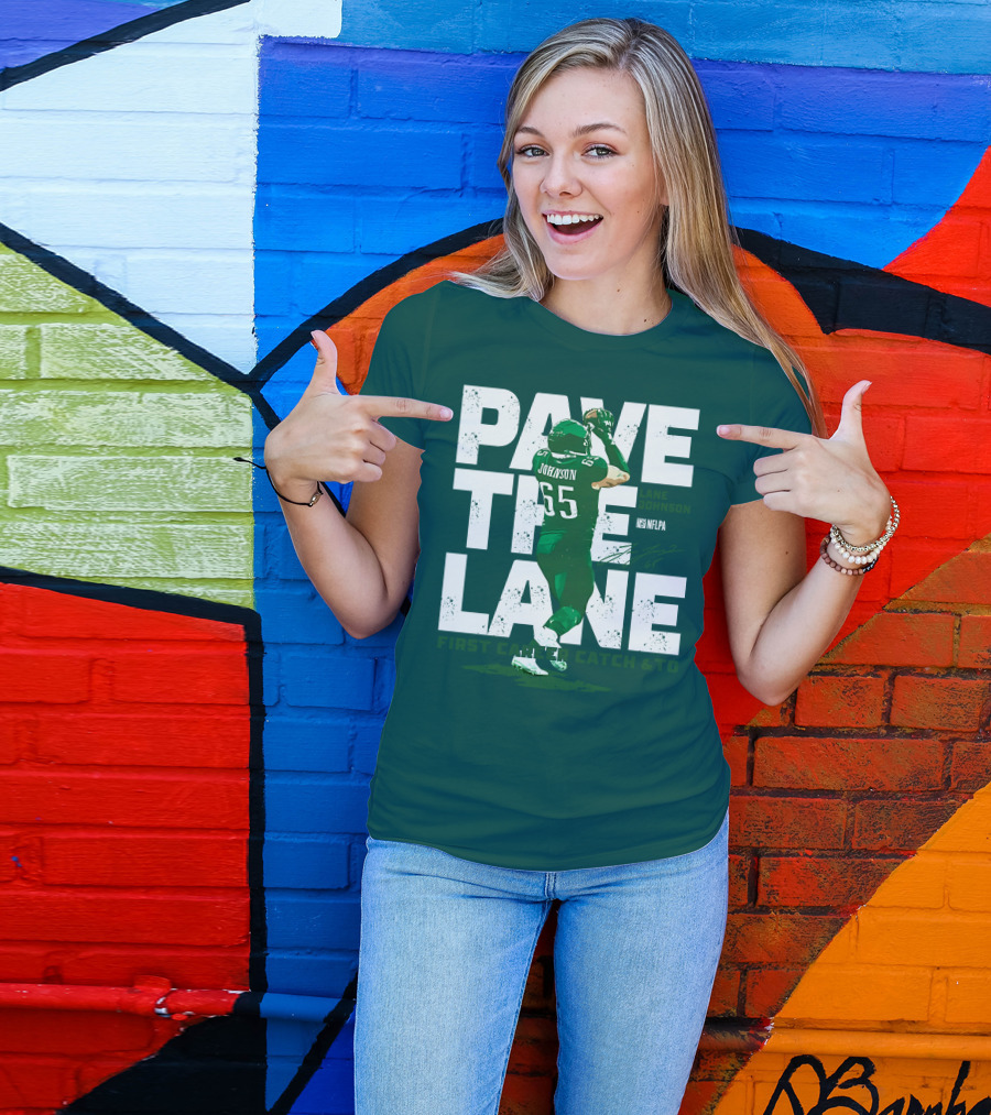 Pave The Lane Johnson NFLPA First Career Catch And TD T-Shirt