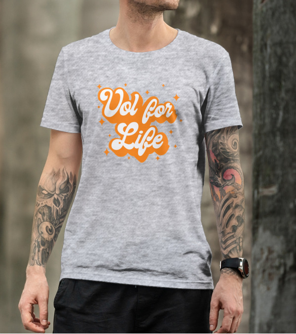 Vol For Life Tennessee Pride Orange And White T-Shirt