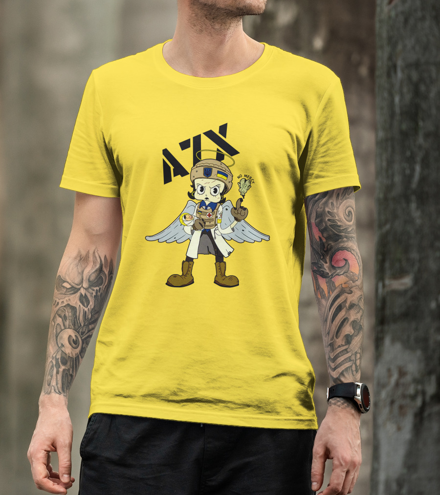 Azov Guardian Sunflower No Mercy Angel T-Shirt