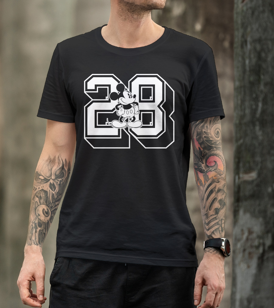 Mickey Mouse 28 Sporty Stance T-Shirt