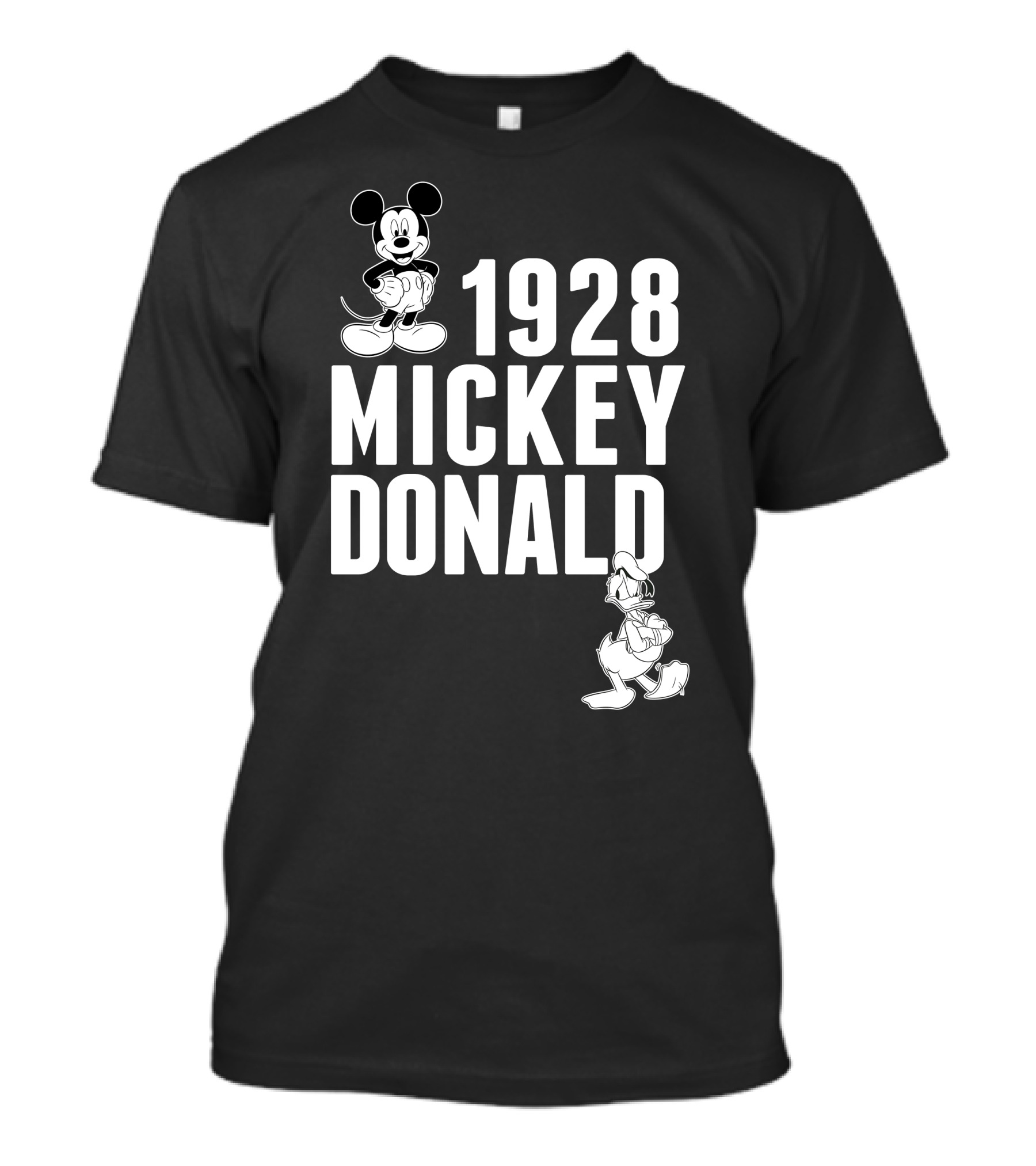 1928 Mickey Donald 90th Anniversary Disney T-Shirt