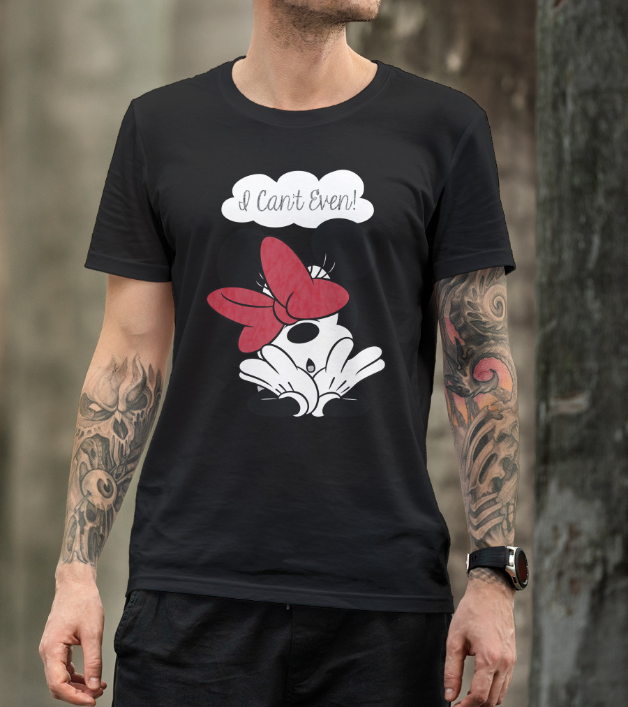 Minnie Mouse I Can't Even Disney Iconic Expression T-Shirt
