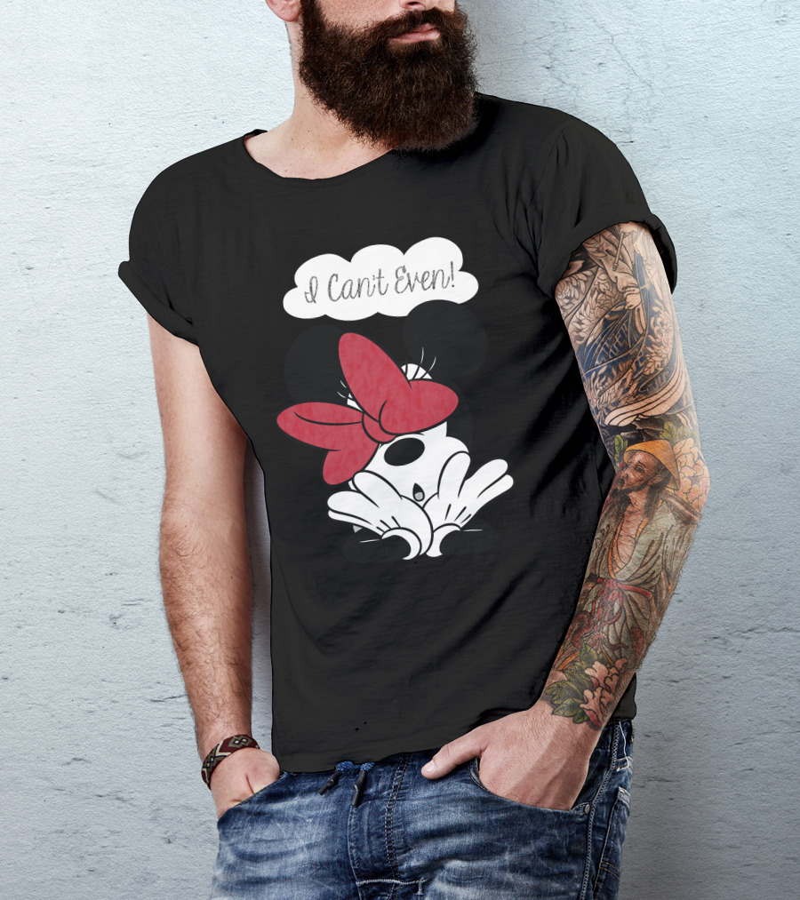 Minnie Mouse I Can't Even Disney Iconic Expression T-Shirt