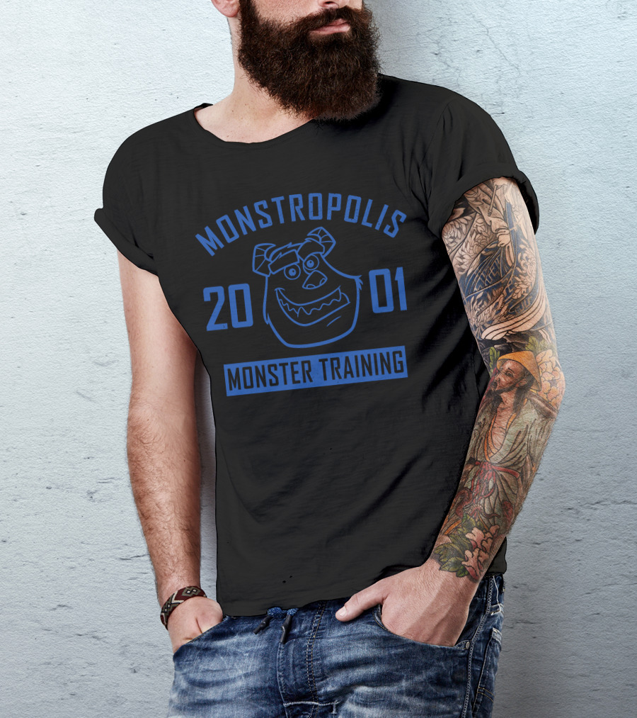Monstropolis Monster Training 2001 Disney Pixar Monsters T-Shirt
