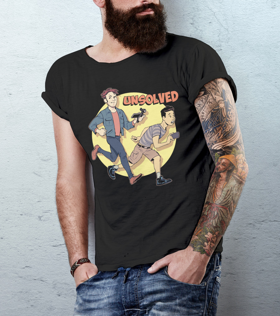 BuzzFeed Unsolved Animated Saturday Morning Mystery Adventure T-Shirt
