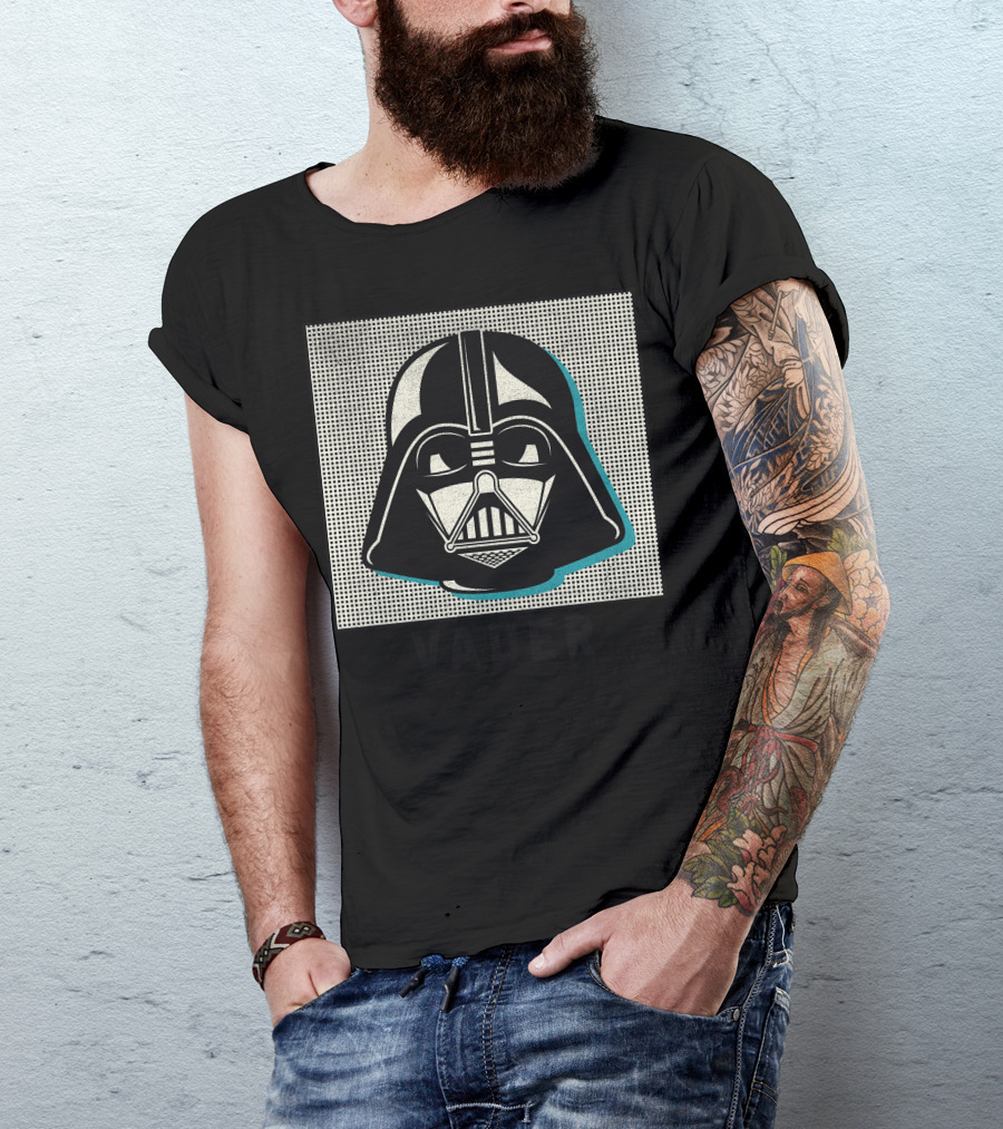 Star Wars Darth Vader Pop Art Shadow Vader T-Shirt