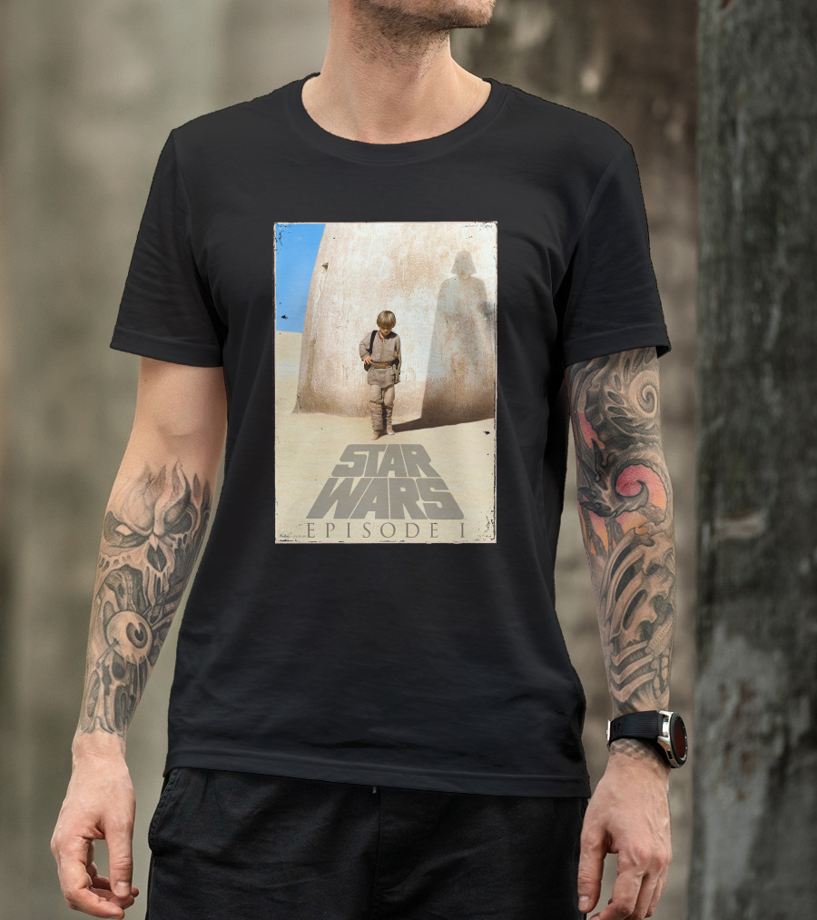 Star Wars Episode I The Phantom Menace Anakin Skywalker Shadow T-Shirt