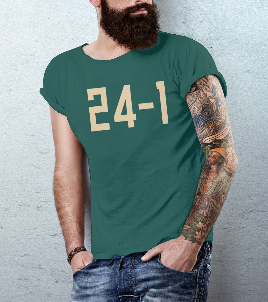 Bucks 24-1 Golden Numbers T-Shirt