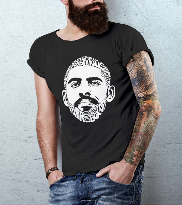 Kyrie Irving NBA Basketball Controversial Outspoken Rebellious T-Shirt