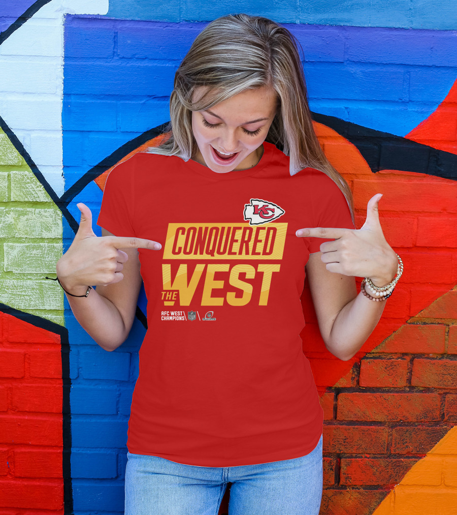 Kansas City Chiefs Conquered The West NFL Playoffs T-Shirt