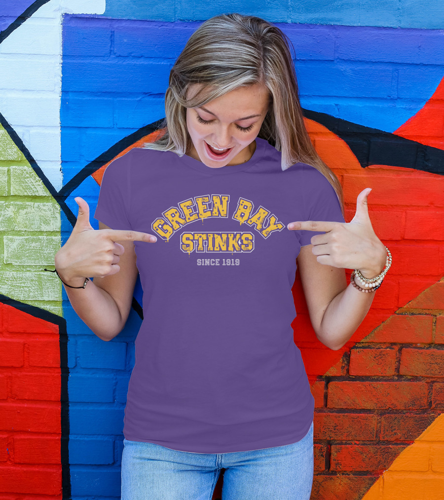 Sotastick Merch Green Bay Stinks John Randle Since 1919 T-Shirt
