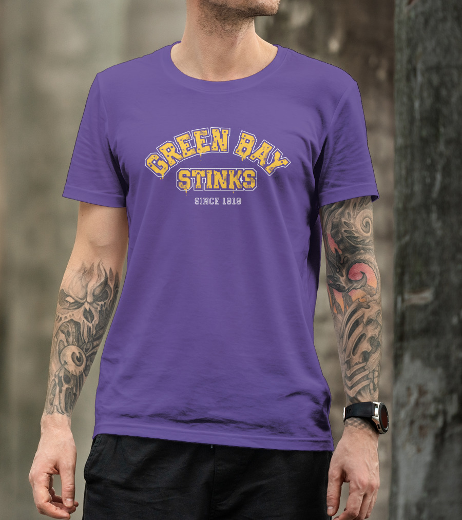Sotastick Merch Green Bay Stinks John Randle Since 1919 T-Shirt