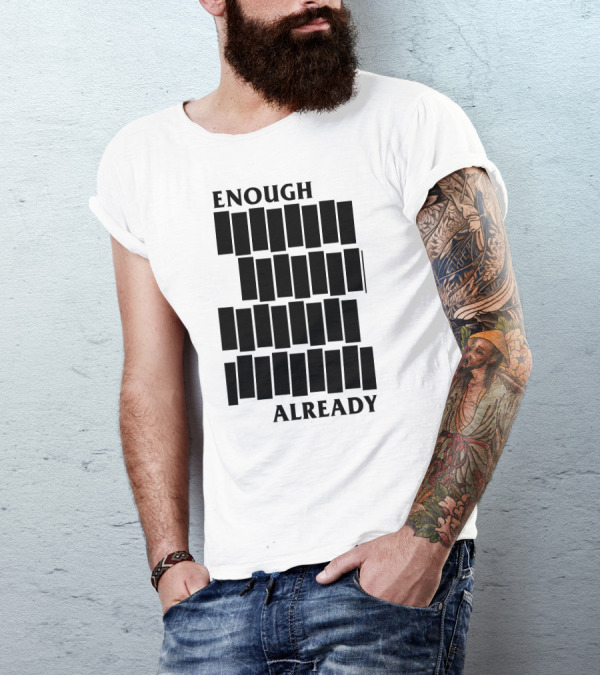 Enough Already Bomb The Music Industry Asian Man Records Merch T-Shirt