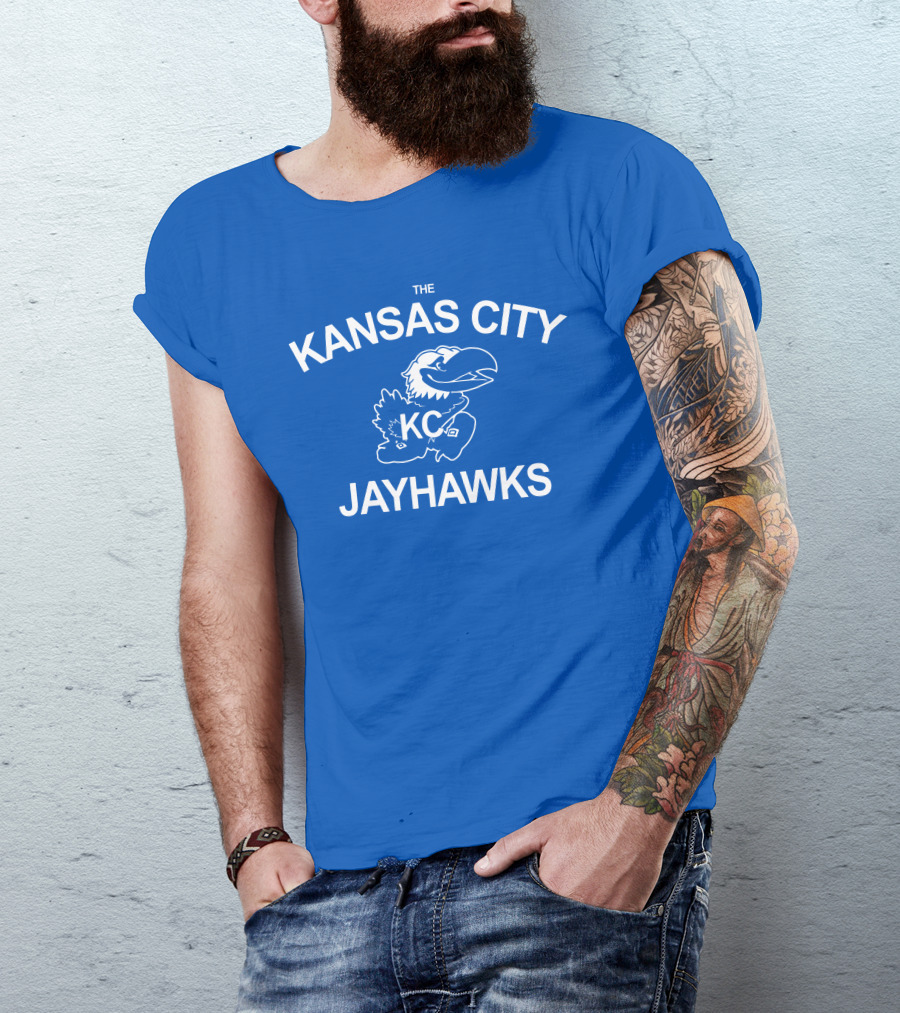 Kansas City Jayhawks KC Logo By Raygun Clothing T-Shirt