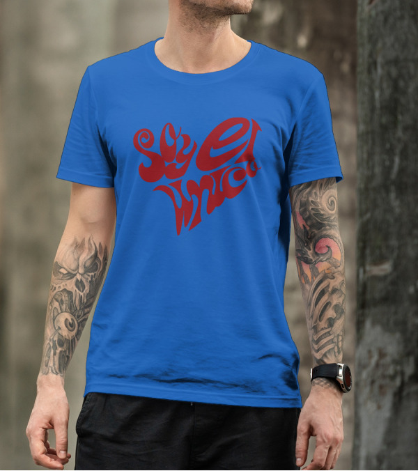 Lumbre Music Merch Soy El Unico Heart Shaped T-Shirt