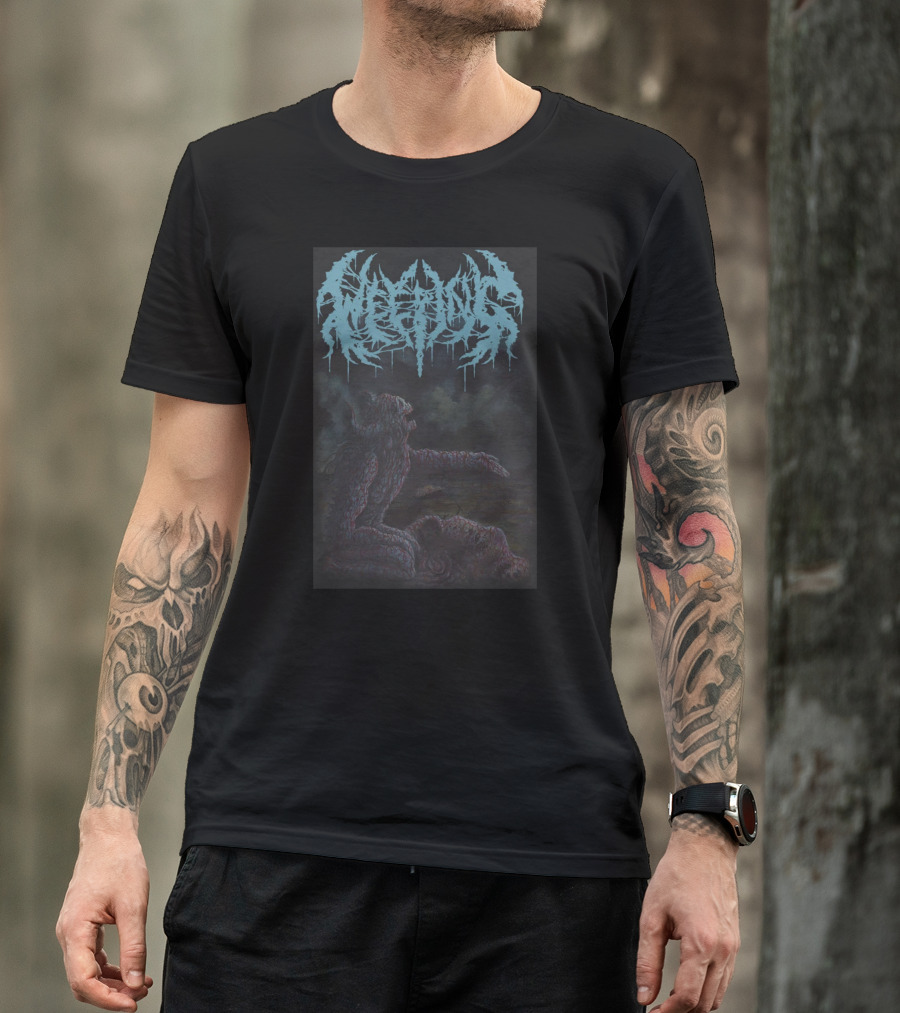 Nightshift Merch Awestruck Creature Under Moonlit Clouds T-Shirt