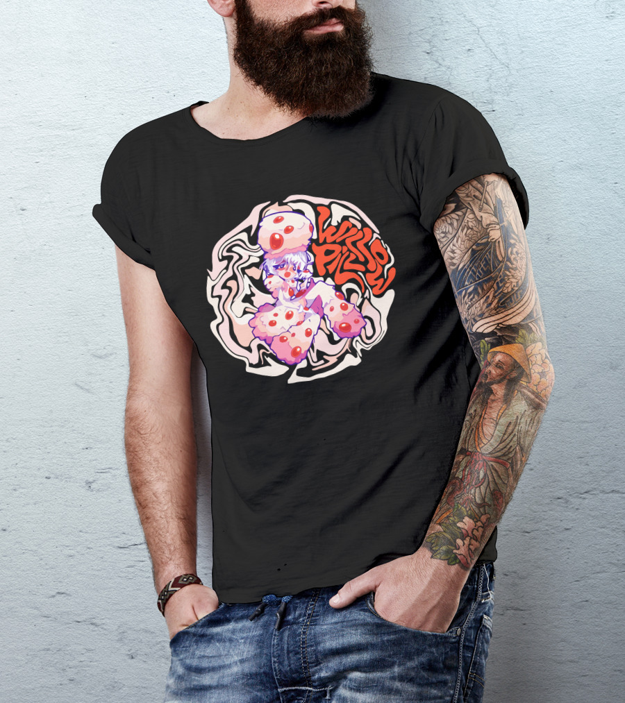 Willow Pill Trippy Swirl Cartoon Character T-Shirt