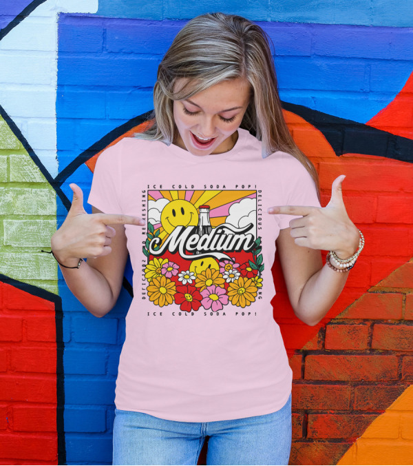 Medium Ice Cold Soda Pop Delicious Refreshing T-Shirt