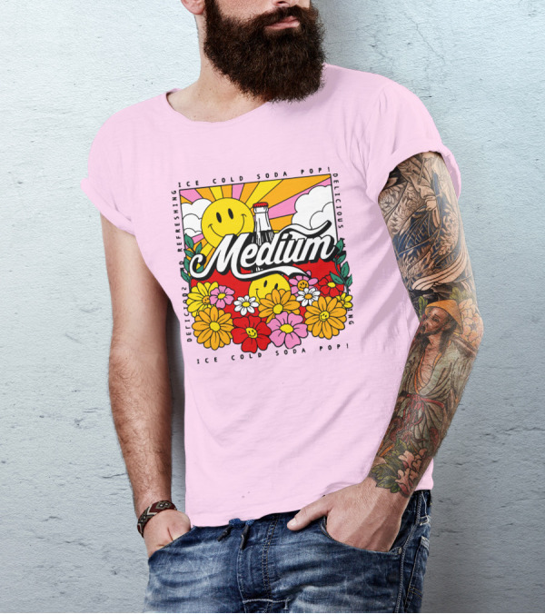 Medium Ice Cold Soda Pop Delicious Refreshing T-Shirt