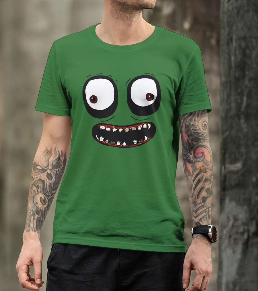 Salad Fingers Creepy Cartoon Eyes And Teeth Merch T-Shirt