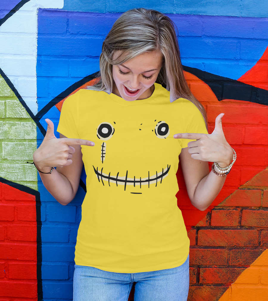 Salad Fingers Hubert Smiling Face Salad Fingers Merch T-Shirt