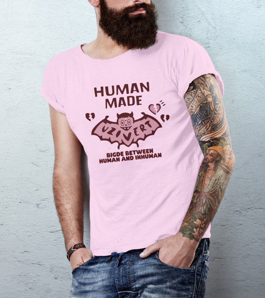 Human Made Lil Uzi Vert Bigde Between Human And Inhuman T-Shirt