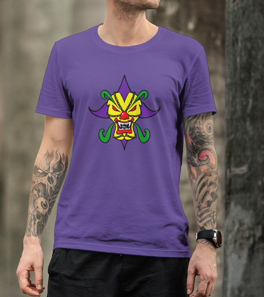 Psychopathic Merch Missing Link Found Joker's Card Mask Face Psychopathic Records Juggalo Merchandise T-Shirt