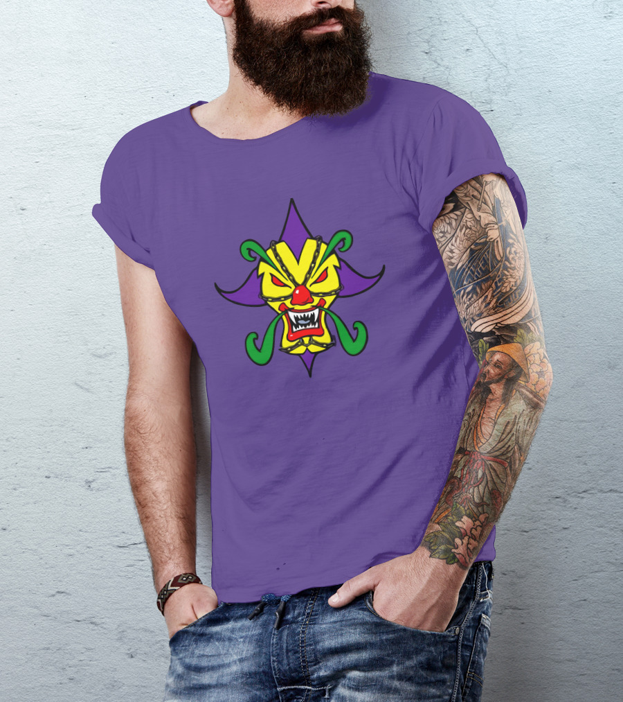 Psychopathic Merch Missing Link Found Joker's Card Mask Face Psychopathic Records Juggalo Merchandise T-Shirt