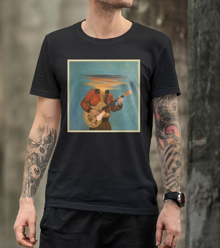 Lord Huron Long Lost Guitarist Surreal Sky Head T-Shirt