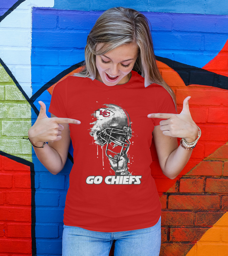 Go Chiefs Kc Helmet T-Shirt