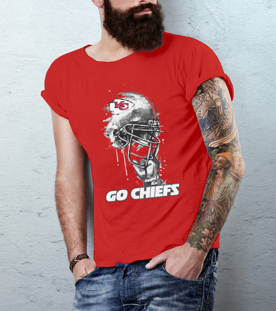 Go Chiefs Kc Helmet T-Shirt