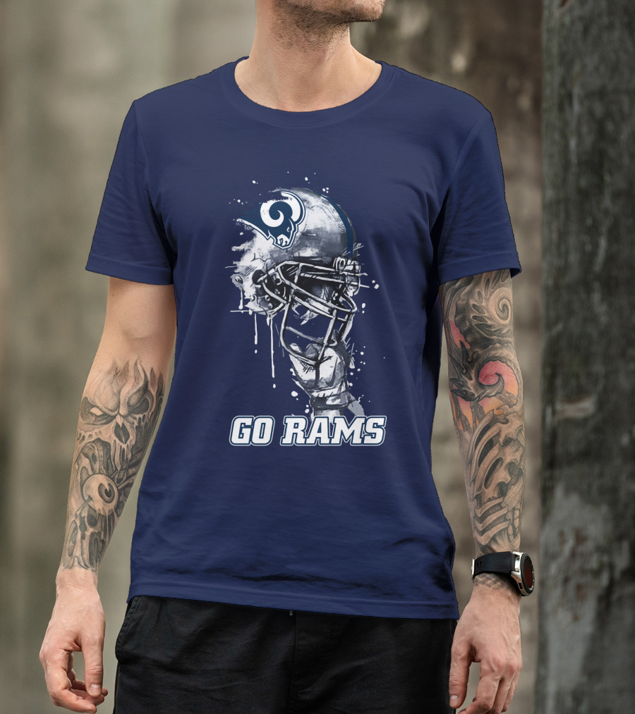 Go Rams Specialedition Helmet T-Shirt