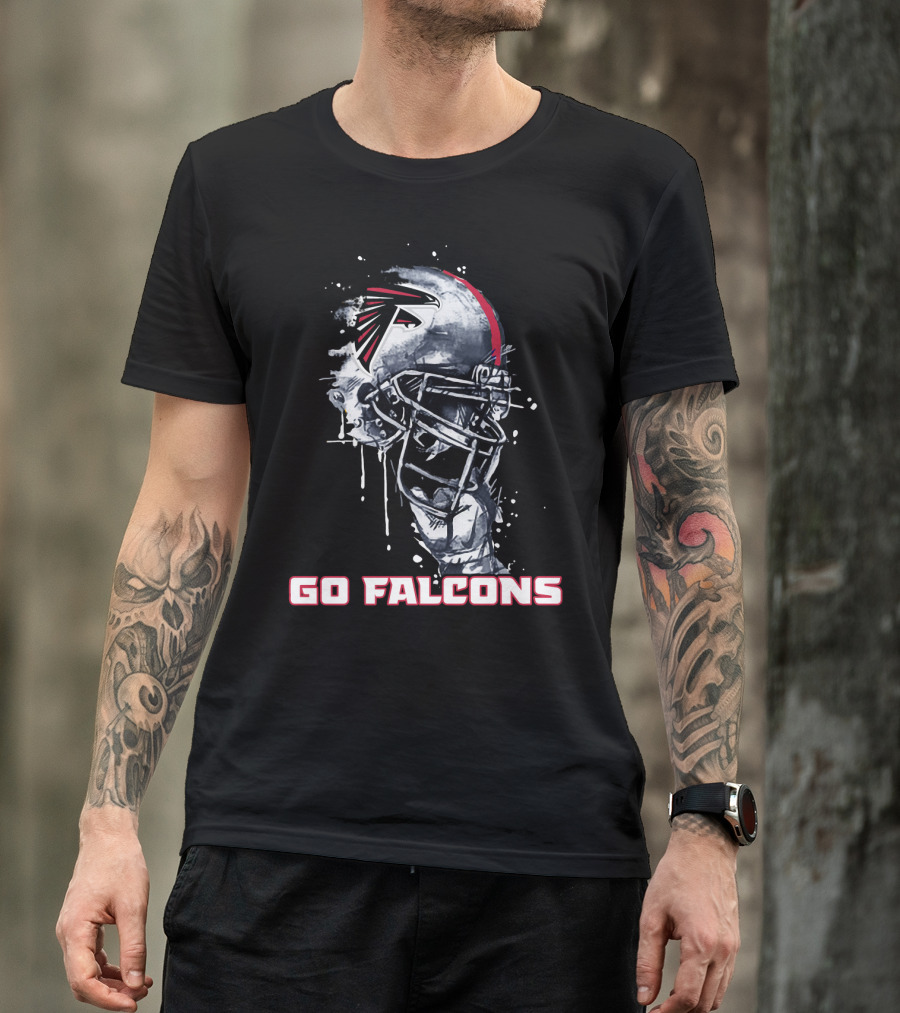 Go Falcons Falcons Helmet T-Shirt