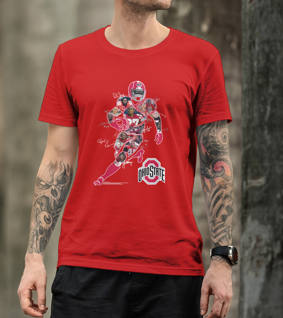 Ohio State Buckeyes Football Collage T-Shirt